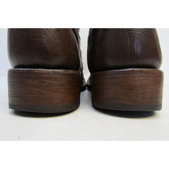 Corral Mens Sz 9 D Brown Leather Wing Cross Inlay Cowboy Boots main image 10